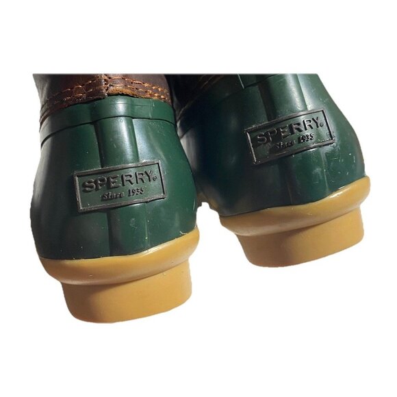 Sperry Brown and Green Ankle Boots - Picture 4 of 10